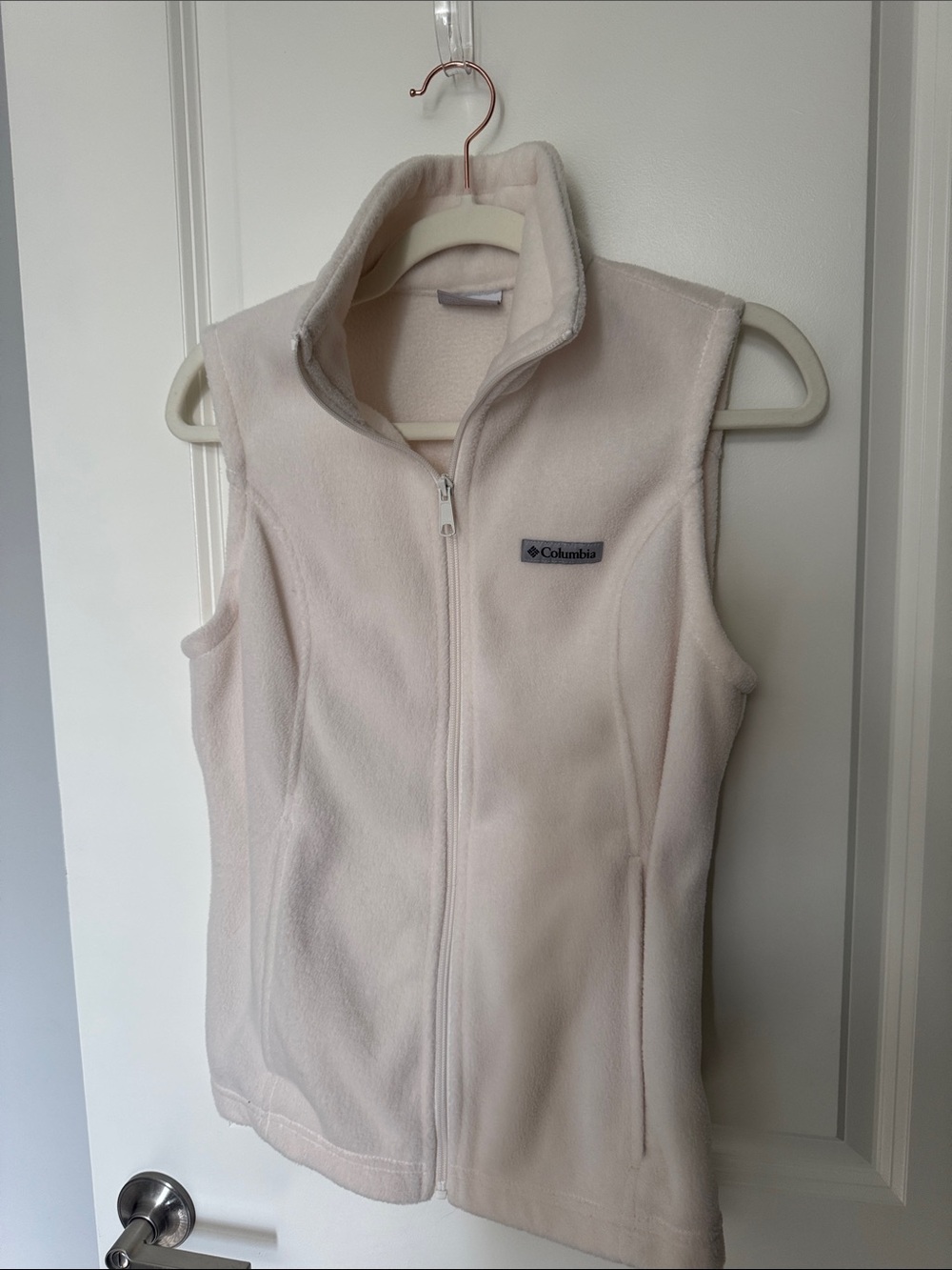 Columbia Pale Pink Fleece Vest